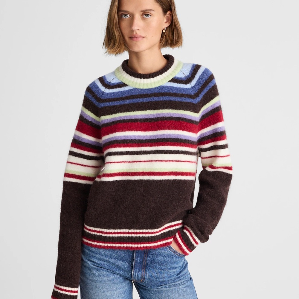 NWT Madewell Alexa Chung Millie Striped Sweater